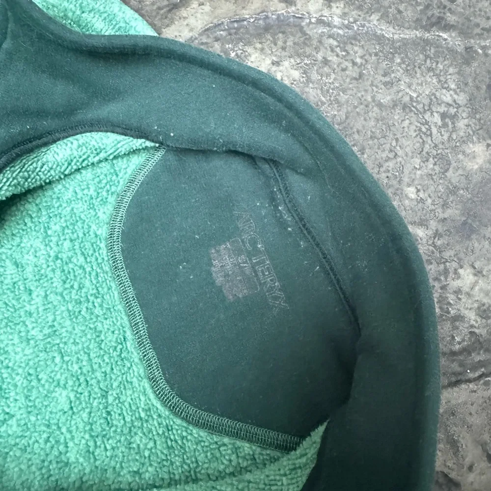 Arc'teryx Heathered Green Vibtage Zip-Up Polartec Jacket - Small - Picture 5 of 6